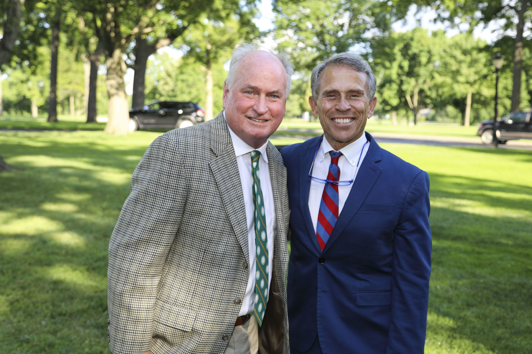 State Rep. Dan Brady, Bloomington Mayor Tari Renner